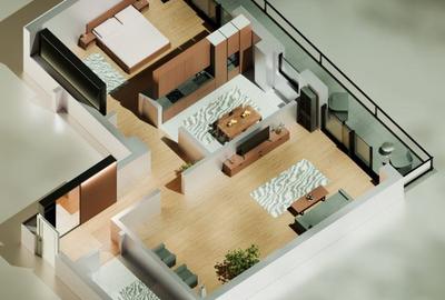 Tomis Nord - Vanzare apartament decomandat cu 2 camere, bloc nou. - 4