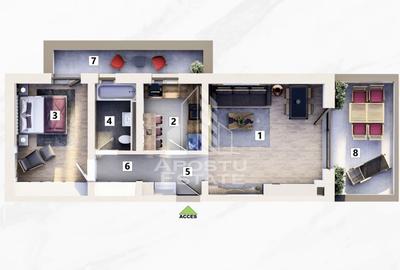 Apartamente cu 2 camere de vanzare, parcare inclusa, Mehala Timisoara - 14