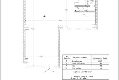 Titulescu, stradal , renovat,spatiu,  suprafata utila  112 mp, - 3
