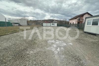 Teren de inchiriat 700mp parc auto la drum principal Sura Mare Sibiu - 1
