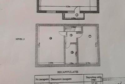 3 camere tip duplex - 2 bai - 87mp - Centrala proprie - 12