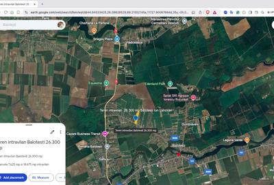 Teren intravilan 26.300 mp Saftica Balotesti - PUZ în lucru - 14