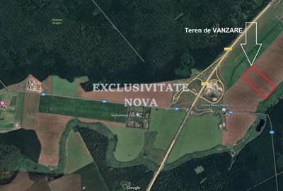 Teren 9Ha -> 16Ha Ha Intravilan , Exit A3 Snagov Ghermanesti Bucuresti-Ploiesti - 3
