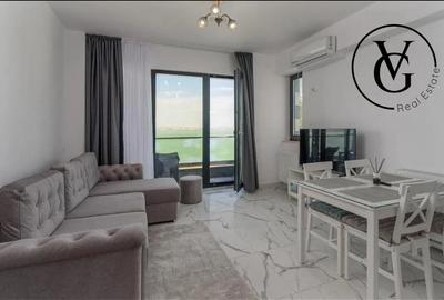 Apartament cu 2 camere semidecomandat, mobilat în Central