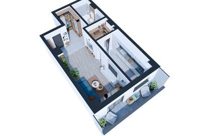 Garsonieră decomandată în Nicolina