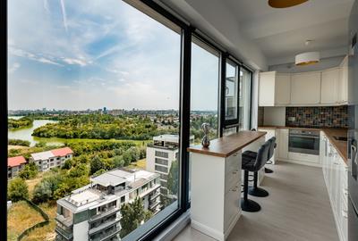 Apartament cu 2 camere semidecomandat, mobilat în Sisești