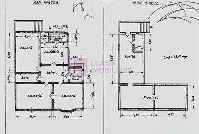 Casa de vanzare  | 2 constructii | 540 mp teren |  zona Lupeni | pivnita - 9