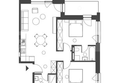 Comision 0 ! Somesului 15, Apartament 3 camere, Semicentral, 70 mp - 2