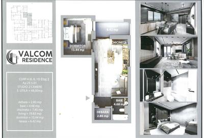 Valcom Residence Bartolomeu, Studio, terasa 6.42mp,  Comision 0% - 11