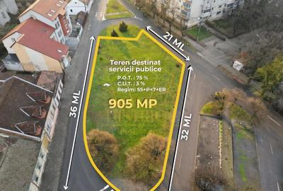 Teren cu vizibilitate excepțională, 3 fronturi stradale | Zona Lunei - 1