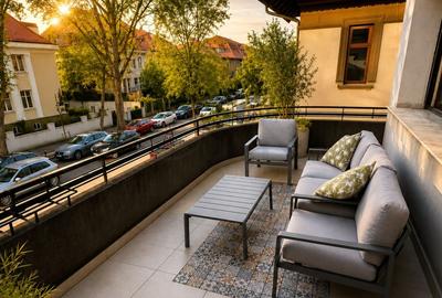 Apartament cu 4 camere decomandat, mobilat în Dorobanți