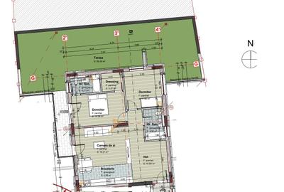 Apartament 3 camere cu terasa de 86 m2 in apropiere de parcul Central - 6
