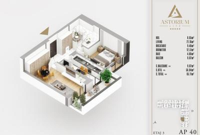 Apartament 2 Camere în Ansamblu Rezidențial Nou | Finisaje de Lux | Comision 0% - 2
