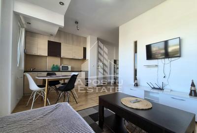 Apartament cu 2 camere semidecomandat, mobilat în UTA