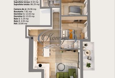 Apartament nou in zona Semicentrala - 2