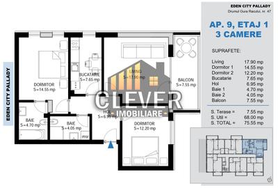Apartament cu 3 camere decomandat în Theodor Pallady