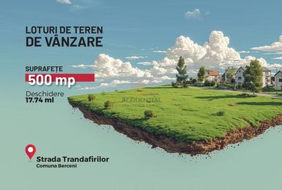Teren intravilan, 500 mp, Str. Trandafirilor - Comuna Berceni - 1
