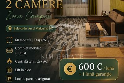 Închiriere apartament 2 camere, zona Campus - 1