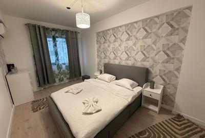 Apartament cu 2 camere semidecomandat, mobilat în Pipera