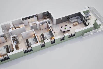 Apartament spațios, 4 camere – ansamblu cu parc și zone verzi - 17