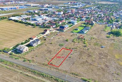 Teren Construcții intravilan de 966 mp, în Micălaca