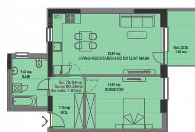 Apartament 2 camere NOU sector 1, zona Doi Cocosi - 8