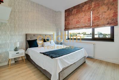 Apartament cu 3 camere nedecomandat, mobilat în Băneasa