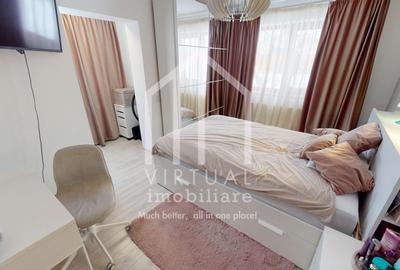 Apartament cu 3 camere, 57mp utili+balcon, mobilat, Tilisca - 10