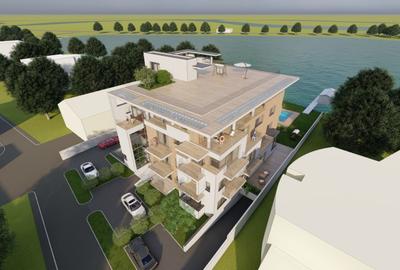 TEREN INTRAVILAN PE MALUL LACULUI, CU AUTORIZATIE - 2