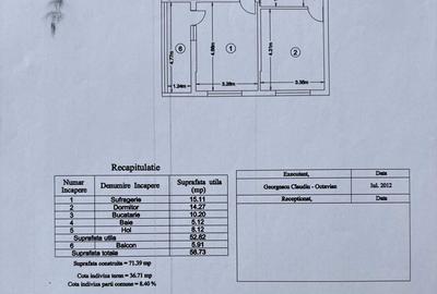 Apartament 2 Camere | Luică | Bloc 2012 | Etaj 1 | 59 mp - 22