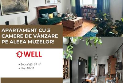 Apartament cu 3 camere de vânzare pe aleea Muzelor! - 1