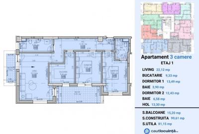 Apartament 3 camere - Sisesti - Baneasa - 19