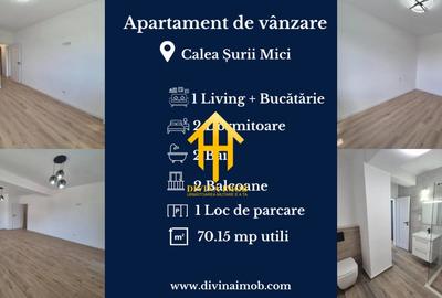 Apartamente noi, 3 camere, 70.15 mpu, Calea Surii Mici