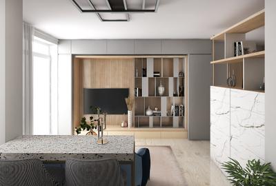 Studio la cheie  36mp utili, balcon 6mp, Calea Surii Mici-Magnolia - 1