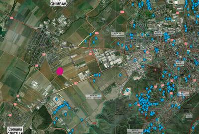Propunem spre vanzare teren  extravilan Ghimbav aflat in vecinatatea caselor . - 1