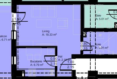 Apartament 1 camera-Nicolina la bld,prima statie,et 4/10,pret cu Tva  cod:150377 - 7