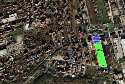Teren intrav. 4600mp, dbl deschidere,se dezmembreaza la cerere ptr rezidential! - 2