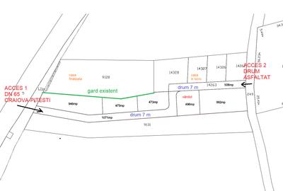 (302) Teren pentru dezvoltatori case Albota, langa Pitesti - 1
