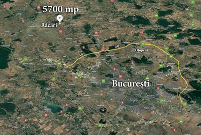 Teren intravilan 5700 mp Răcari lângă Pădurea Măriuța - oportunitate investiție - 5
