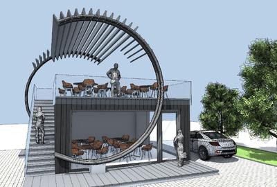 Spatiu comercial stradal CORBEANCA 65mp si terasa - 3