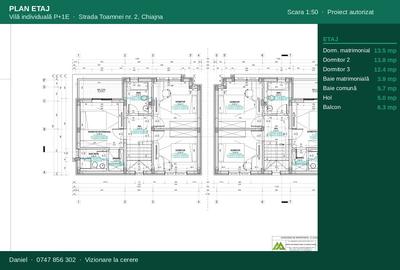 Vilă individuală P+1E  la pădurea Rosu · Curte proprie · Chiajna, Ilfov - 2