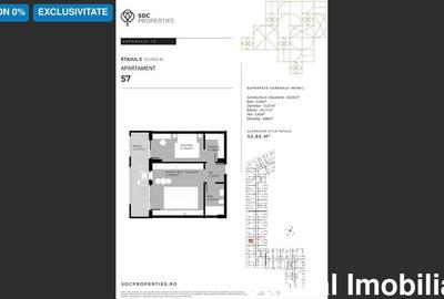 Apartament cu 2 camere semidecomandat în Sopor