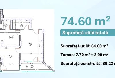 Apartament cu vedere la mare in complex cu piscina privata si sala de fitness - 14