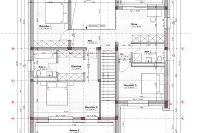 Casa premium semifinisata cu geam panoramic, garaj si teren 786mp - 3
