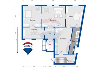 Apartament cu 4 camere de vânzare, Str. Sf. Apostol Andrei, Oradea - 2
