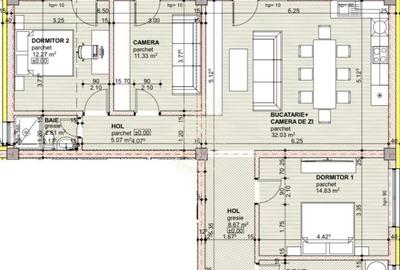 OFERTA! Apartament Ultrafinisat 93.6 mp+balcon 12.3 mp-Libertatii - 1