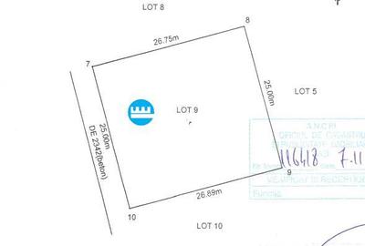 Teren Construcții intravilan de 671 mp, în Păcurari