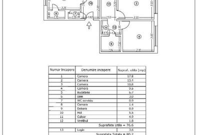 Vanzare Apartament 4 camere, Almasu Mare, Berceni. Teava Centrala in Bucatarie. - 8