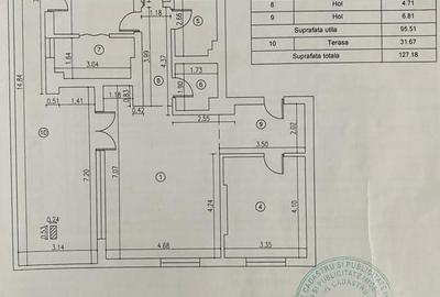 Apartament 3 camere | Tip Penthouse | 97mp + 32mp terasa | 2 bai | Tineretului - 9