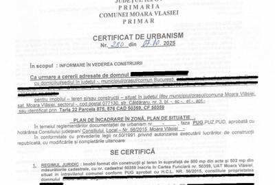 Teren situat la 30Km de București, in centrul comunei Moara Vlasiei - 4